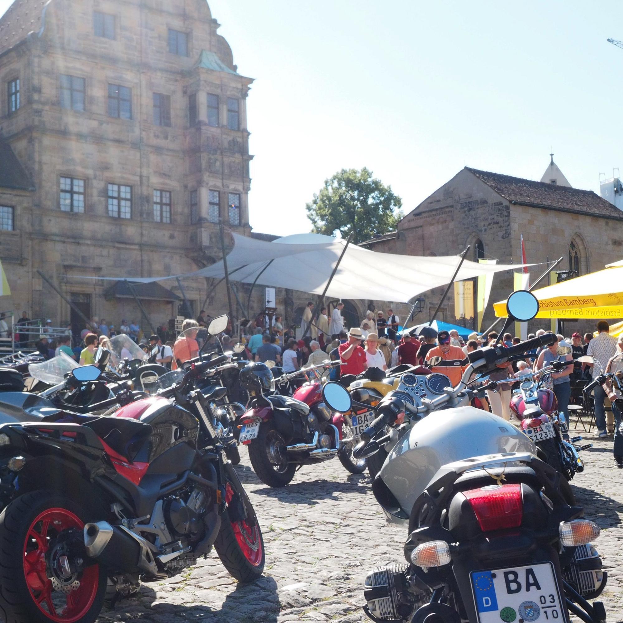 Heinrichsfest 2018 Motorradgottesdienst und Schnippelparty
